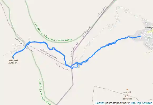 ترک جی پی اس Somamus peak , قله سماموس