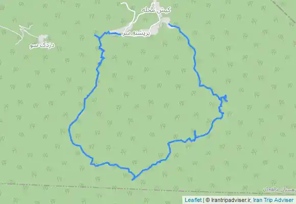 ترک جی پی اس کاکوه سل به آبشار چوشل