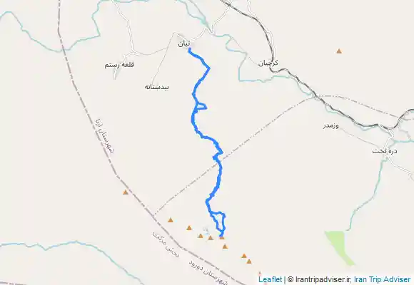 ترک جی پی اس قله سنبران
