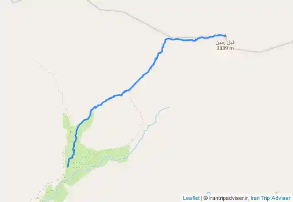 ترک جی پی اس قله فیل زمین