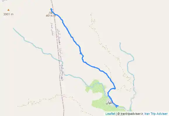 ترک جی پی اس قله کهار