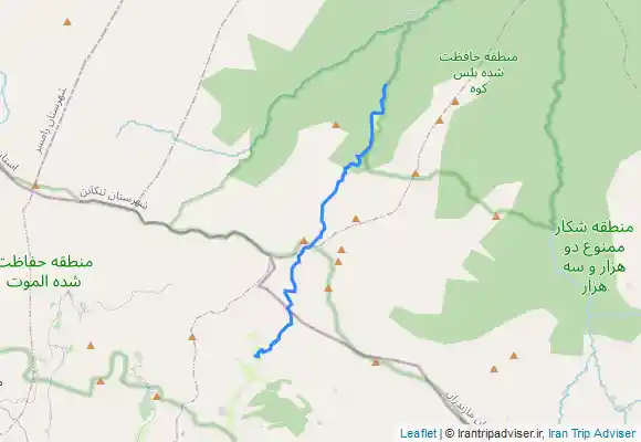 ترک جی پی اس هنیز به گردنه سیالان به عسل محله