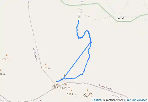 ترک جی پی اس قله بزقوش