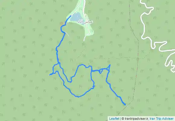 ترک جی پی اس عباس اباد بهشهر به جمال چشمه و ادامه به مسیر طلاکولی