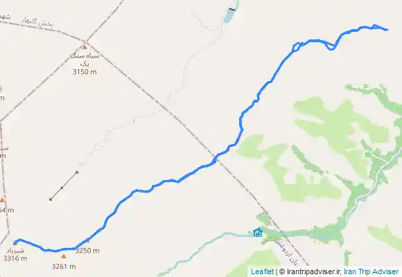 ترک جی پی اس از زشک به شیرباد رفت و برگشت