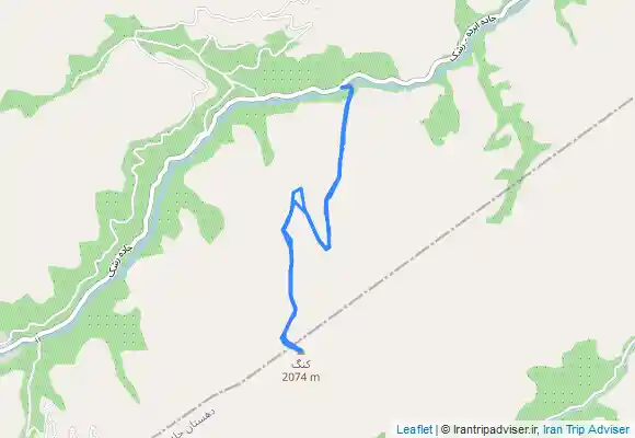 ترک جی پی اس قله کنگ از زشک