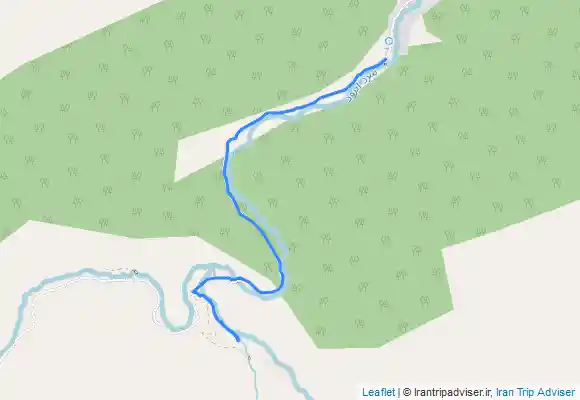 ترک جی پی اس مسیر برگشت از آبشار آکد (اکاپل) به ابتدای جاده خاکی