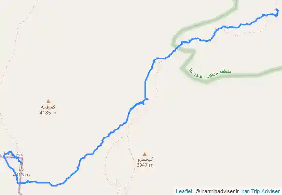 ترک جی پی اس قله قاش مستان دنا [مسیر کیخسرو]