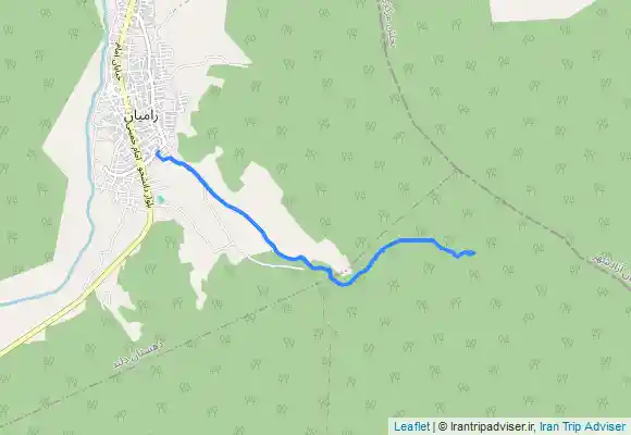 ترک جی پی اس آبشار جوزک رامیان