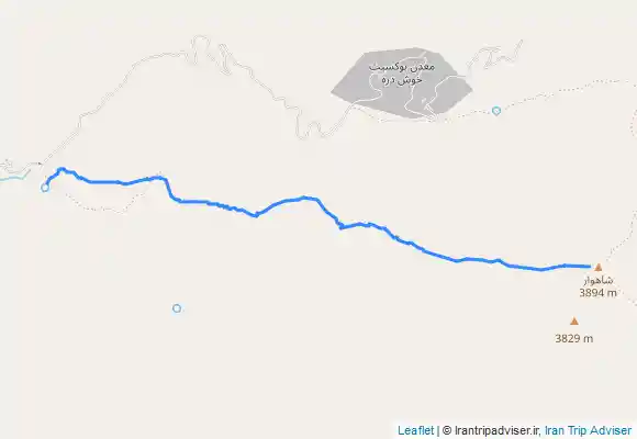 ترک جی پی اس قله شاهوار-چشمه پیرمیشی-روستای تاش علیا-فرود