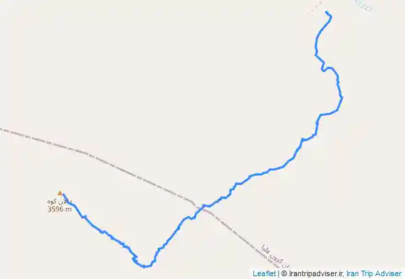 ترک جی پی اس قله دالانکوه