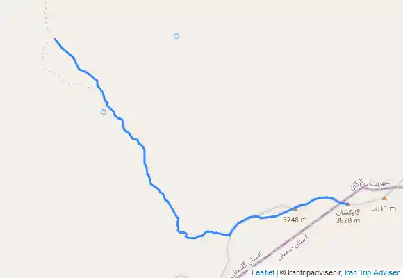 ترک جی پی اس گاوکشان ۳۸۱۳ متر از شاهکوه