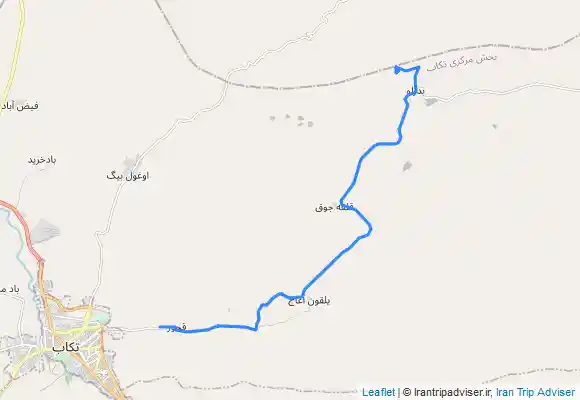 ترک جی پی اس Chamli lake دریاچه چملی 