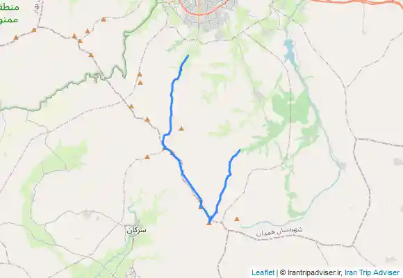 ترک جی پی اس خط راس یخچال تا شاهنشین