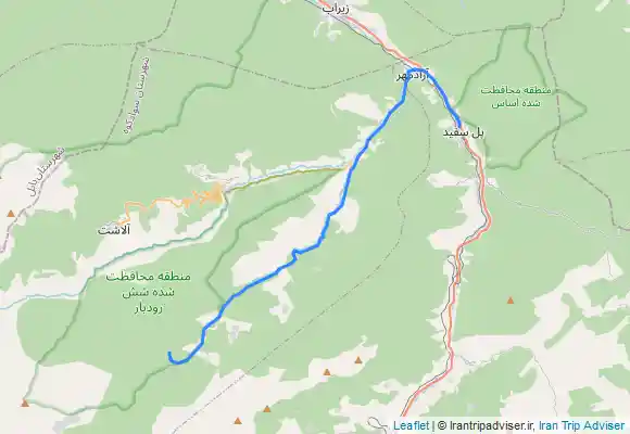 ترک جی پی اس Derasele waterfall--آبشار دراسله