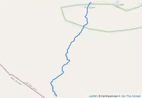 ترک جی پی اس قله پریشان به مجید آباد-مسیر فرود