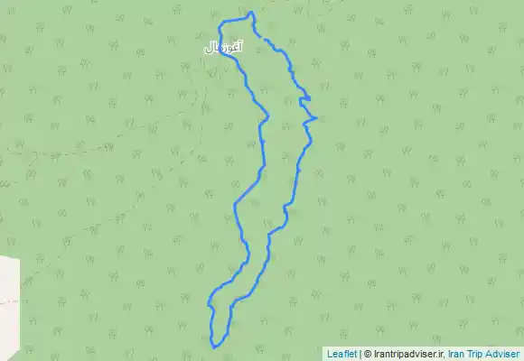 ترک جی پی اس پیمایش اطراف کمپ در جنگل آغوزحال