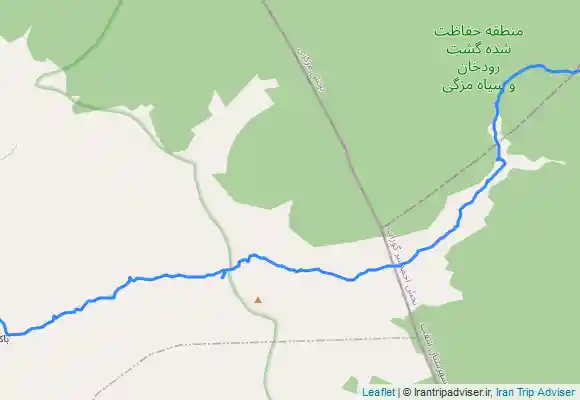 ترک جی پی اس باکلور به قلعه رود‌خان