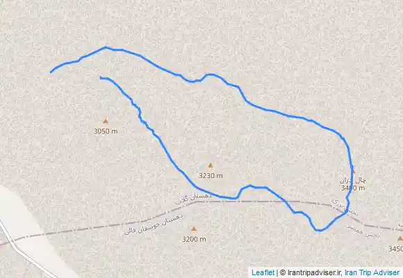 ترک جی پی اس قله چالِ آزران