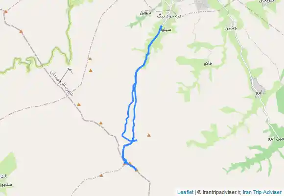 ترک جی پی اس قله یخچال و کوبری همدان