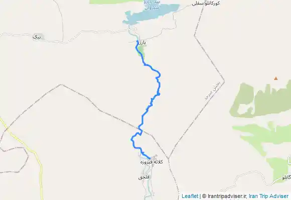 ترک جی پی اس Firouze Valley دره فیروزه قلجق شیروان