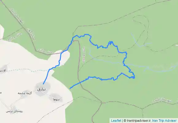 ترک جی پی اس مسیر آبشار آنیشو از گاز یولی
