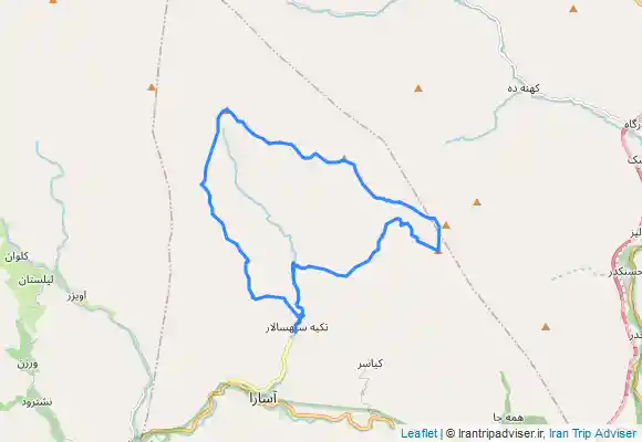 ترک جی پی اس karchan-sepasalar- کرچان تا هفت خوان از سپهسالار