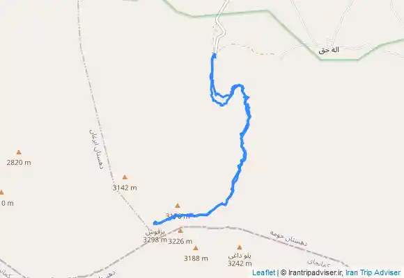 ترک جی پی اس قله بز قوش