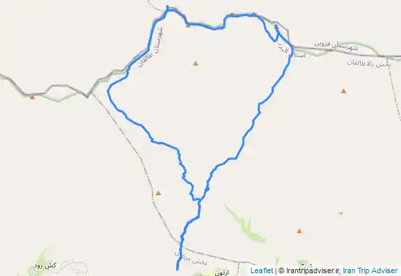 ترک جی پی اس پیماش خط الراس قله سپید قطور(مادیان) به شاه البرز