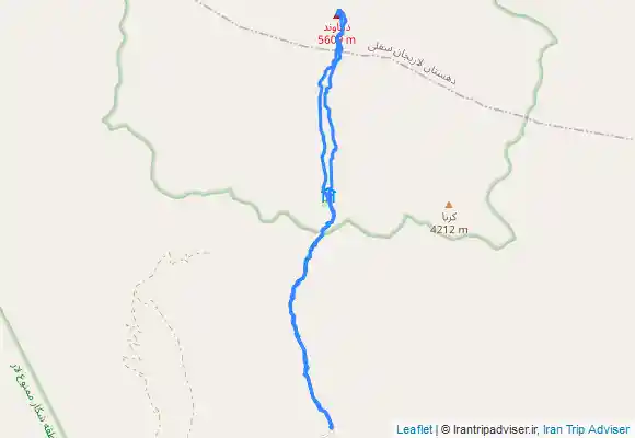 ترک جی پی اس دماوند ۵۶۱۰ متر جنوبی