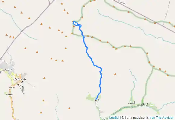 ترک جی پی اس Kheleno peak , قله خلنو