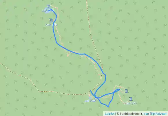 ترک جی پی اس مجموعه آبشارهای اوبن