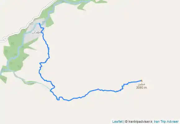 ترک جی پی اس قله میلین(دوهاله)-روستای مهران طالقان