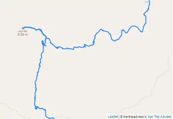 ترک جی پی اس تکه لیک به آبشار بدلان
