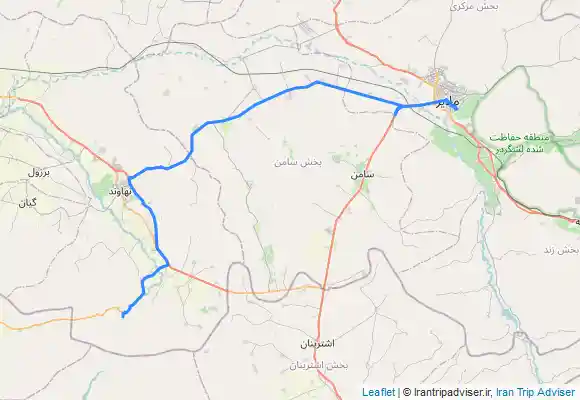 ترک جی پی اس سراب گاماسیاب نهاوند