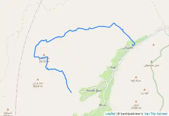 ترک جی پی اس بیدکبکان به پناهگاه شیرکوه