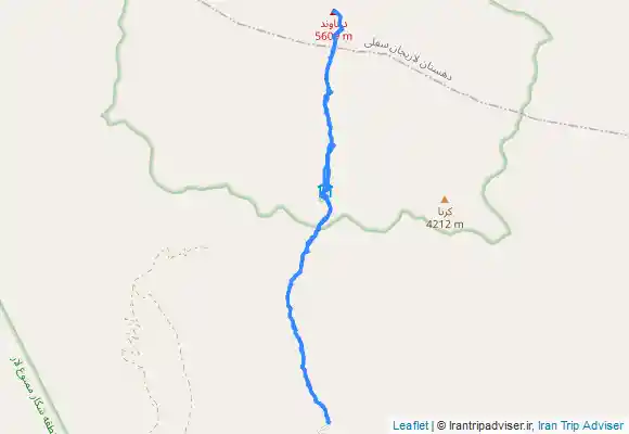 ترک جی پی اس Climb to the peak of Damavand