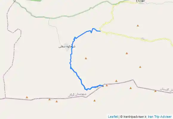 ترک جی پی اس قله گاوکشان(بام استان گلستان )طرح سیمرغ