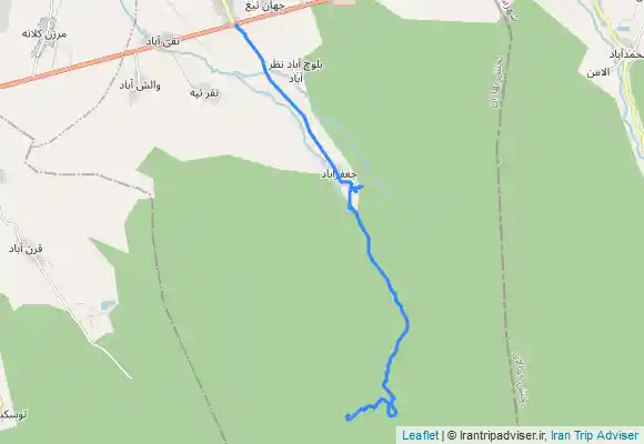 ترک جی پی اس آبشار جعفرآباد نو کوه