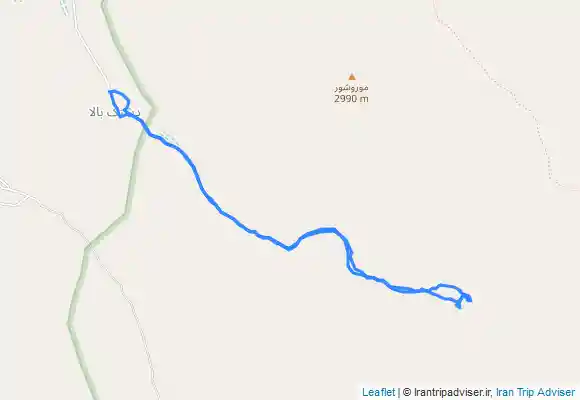 ترک جی پی اس آبشارهای لا پیاز، دشتک، سانیج