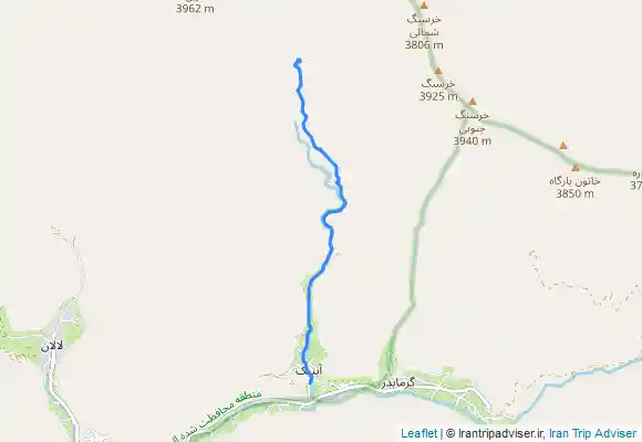 ترک جی پی اس آبنیک تا آبشار و غار بیوک آقا