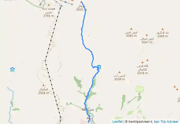 ترک جی پی اس صعود شبانه به قله توچال