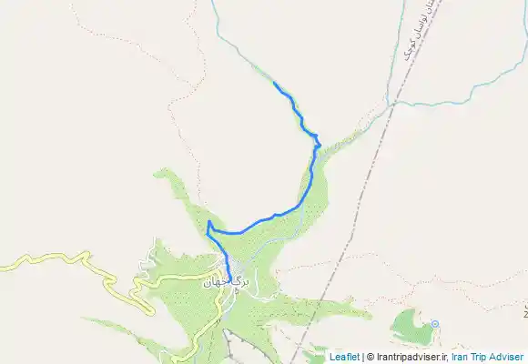 ترک جی پی اس آبشار برگ جهان لواسان