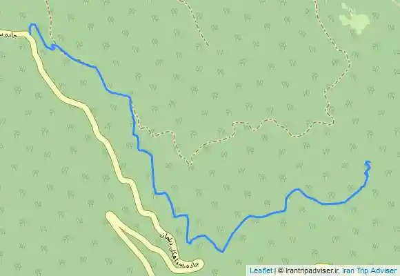 ترک جی پی اس آبشار سنگچال آغوزی