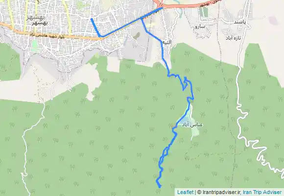 ترک جی پی اس سرچشمه عباس آباد