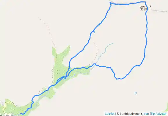 ترک جی پی اس قله فیل زمین