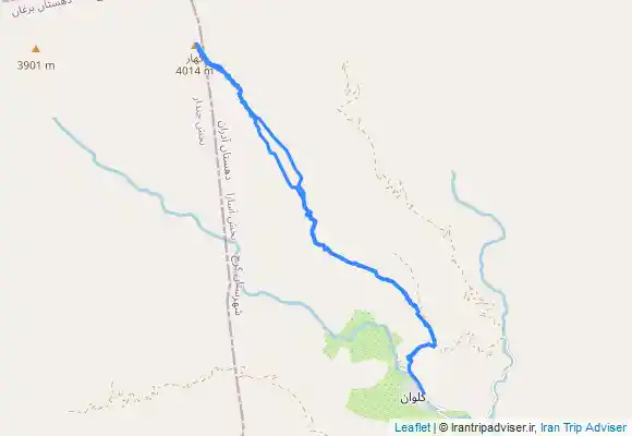 ترک جی پی اس قله کهار-روستای کلوان صعود تابستانه و زمستانه