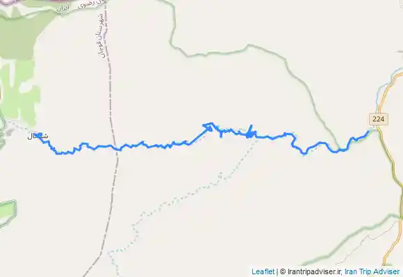 ترک جی پی اس پیمایش دره شمخال ....آغاز پیمایش روستای درونگر انتهای پیمایش روستای شمخال