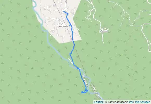 ترک جی پی اس آبشار دینار سرا