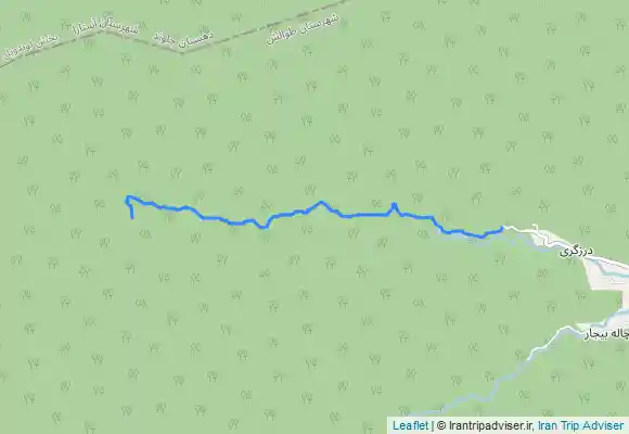 ترک جی پی اس Lushki Waterfall آبشار لوشکی